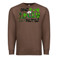 Chestnut st. patrick's day one lucky nurse Premium Sweatshirt - RanaPortraitStore