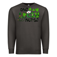 Smoke st. patrick's day one lucky nurse Premium Sweatshirt - RanaPortraitStore