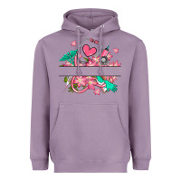 Lavender nurse flowers custom name design Heavyweight Hoodie - RanaPortraitStore