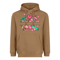 Toasted Coconut nurse flowers custom name design Heavyweight Hoodie - RanaPortraitStore