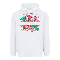 White nurse flowers custom name design Heavyweight Hoodie - RanaPortraitStore