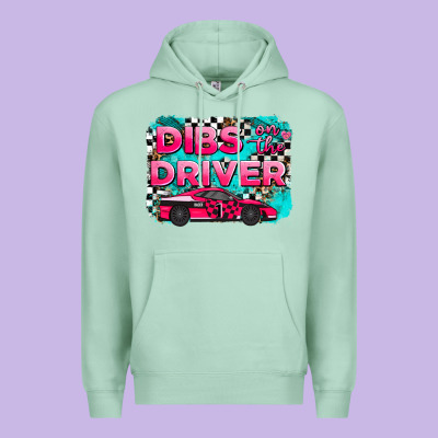 Dibs On The Driver Background Premium Hoodie Designed By Adodesignshop