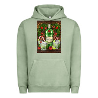 Pigment Oil Green gin tonic cocktail Urban Hoodie - AdoDesignShop