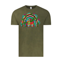Vintage Olive mexican pinata rainbow Vintage Tee - Artiststas