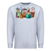 Heather Grey music teacher coffee cups Premium Sweatshirt - texasbilliewilder