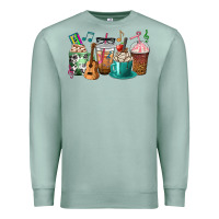 Seafoam music teacher coffee cups Premium Sweatshirt - texasbilliewilder
