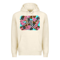 Tofu race day background Premium Hoodie - AdoDesignShop