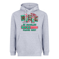 Heather Grey nurse in progress please wait Heavyweight Hoodie - RanaPortraitStore