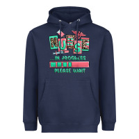 Navy nurse in progress please wait Heavyweight Hoodie - RanaPortraitStore