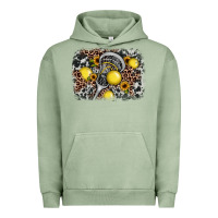 Pigment Oil Green lacrosse background Urban Hoodie - JahusDesignShop