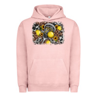 Pigment Salmon lacrosse background Urban Hoodie - JahusDesignShop