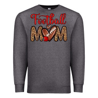 Charcoal Heather football mom Premium Sweatshirt - Zillion Design Studio
