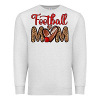 Oatmeal Heather football mom Premium Sweatshirt - Zillion Design Studio