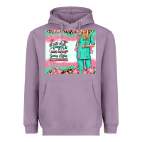 Lavender not all angels have wings blonde nurse Heavyweight Hoodie - RanaPortraitStore