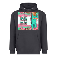 Smoke not all angels have wings blonde nurse Heavyweight Hoodie - RanaPortraitStore