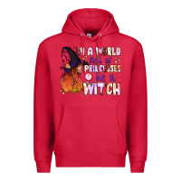 Cardinal in a world full of princesses be a witch Premium Hoodie - BundleAndBundleShop