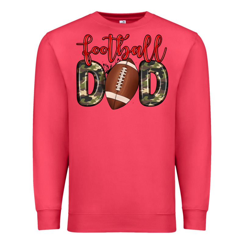 Football Dad Premium Sweatshirt by Zillion Design Studio | Teevron