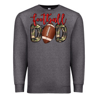 Charcoal Heather football dad Premium Sweatshirt - Zillion Design Studio