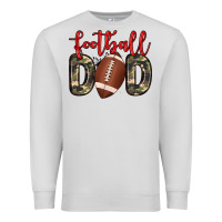 Dove Grey football dad Premium Sweatshirt - Zillion Design Studio