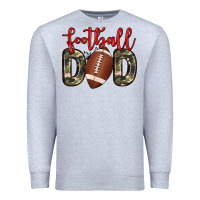 Heather Grey football dad Premium Sweatshirt - Zillion Design Studio