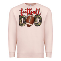 Pale Pink football dad Premium Sweatshirt - Zillion Design Studio