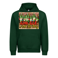 Forest Green GIN GLE Christmas gin bottles Urban Hoodie - AdoDesignShop
