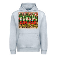 Heather Grey GIN GLE Christmas gin bottles Urban Hoodie - AdoDesignShop