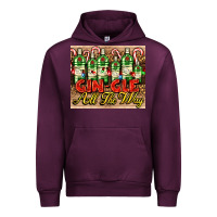 Mauve Wine GIN GLE Christmas gin bottles Urban Hoodie - AdoDesignShop