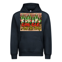 Navy GIN GLE Christmas gin bottles Urban Hoodie - AdoDesignShop