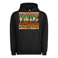 Pigment Black GIN GLE Christmas gin bottles Urban Hoodie - AdoDesignShop