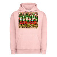 Pigment Salmon GIN GLE Christmas gin bottles Urban Hoodie - AdoDesignShop