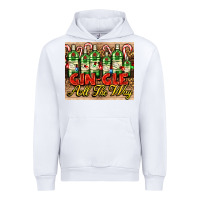 White GIN GLE Christmas gin bottles Urban Hoodie - AdoDesignShop