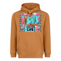 Meerkat nurse life afro woman Heavyweight Hoodie - RanaPortraitStore