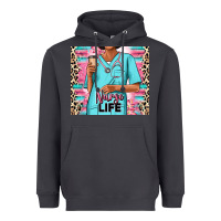 Smoke nurse life afro woman Heavyweight Hoodie - RanaPortraitStore
