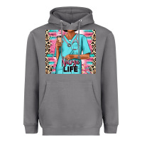 Storm nurse life afro woman Heavyweight Hoodie - RanaPortraitStore