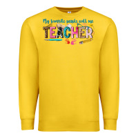 Lemon my favorite people call me teacher Premium Sweatshirt - texasbilliewilder