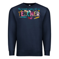 Navy my favorite people call me teacher Premium Sweatshirt - texasbilliewilder