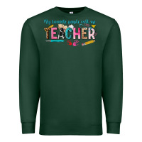Sports Green my favorite people call me teacher Premium Sweatshirt - texasbilliewilder