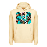 Pina Colada race day turquoise background Premium Hoodie - AdoDesignShop
