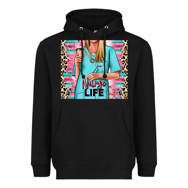 Nurse Life Blonde Woman Heavyweight Hoodie by RanaPortraitStore | Teevron