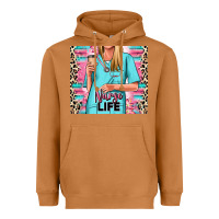 Meerkat nurse life blonde woman Heavyweight Hoodie - RanaPortraitStore