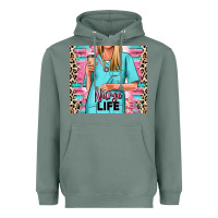 Sage nurse life blonde woman Heavyweight Hoodie - RanaPortraitStore