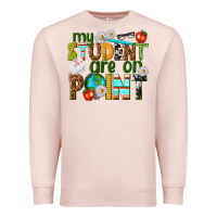 Pale Pink my student are on point Premium Sweatshirt - texasbilliewilder
