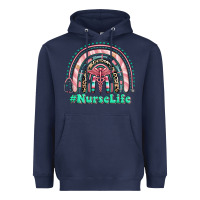 Navy nurse life rainbow Heavyweight Hoodie - RanaPortraitStore