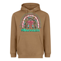Toasted Coconut nurse life rainbow Heavyweight Hoodie - RanaPortraitStore