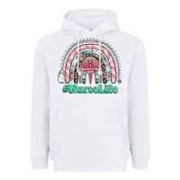 White nurse life rainbow Heavyweight Hoodie - RanaPortraitStore