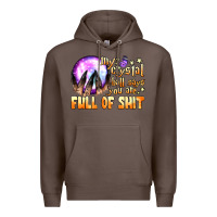 Coffee my crystal ball says you are full of shit Premium Hoodie - BundleAndBundleShop