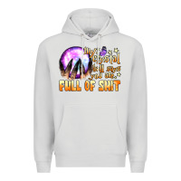 Dove Grey my crystal ball says you are full of shit Premium Hoodie - BundleAndBundleShop