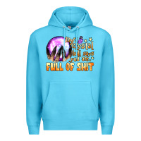 Ocean Blue my crystal ball says you are full of shit Premium Hoodie - BundleAndBundleShop