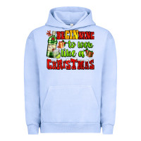 Pigment Grape Ice beginning to look like a christmas with gin and gifts Urban Hoodie - AdoDesignShop